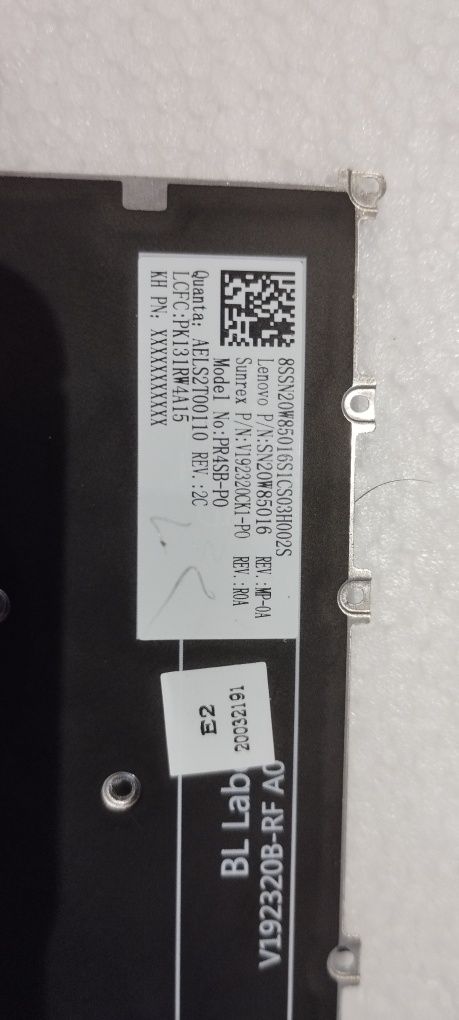 Teclado Portátil Lenovo