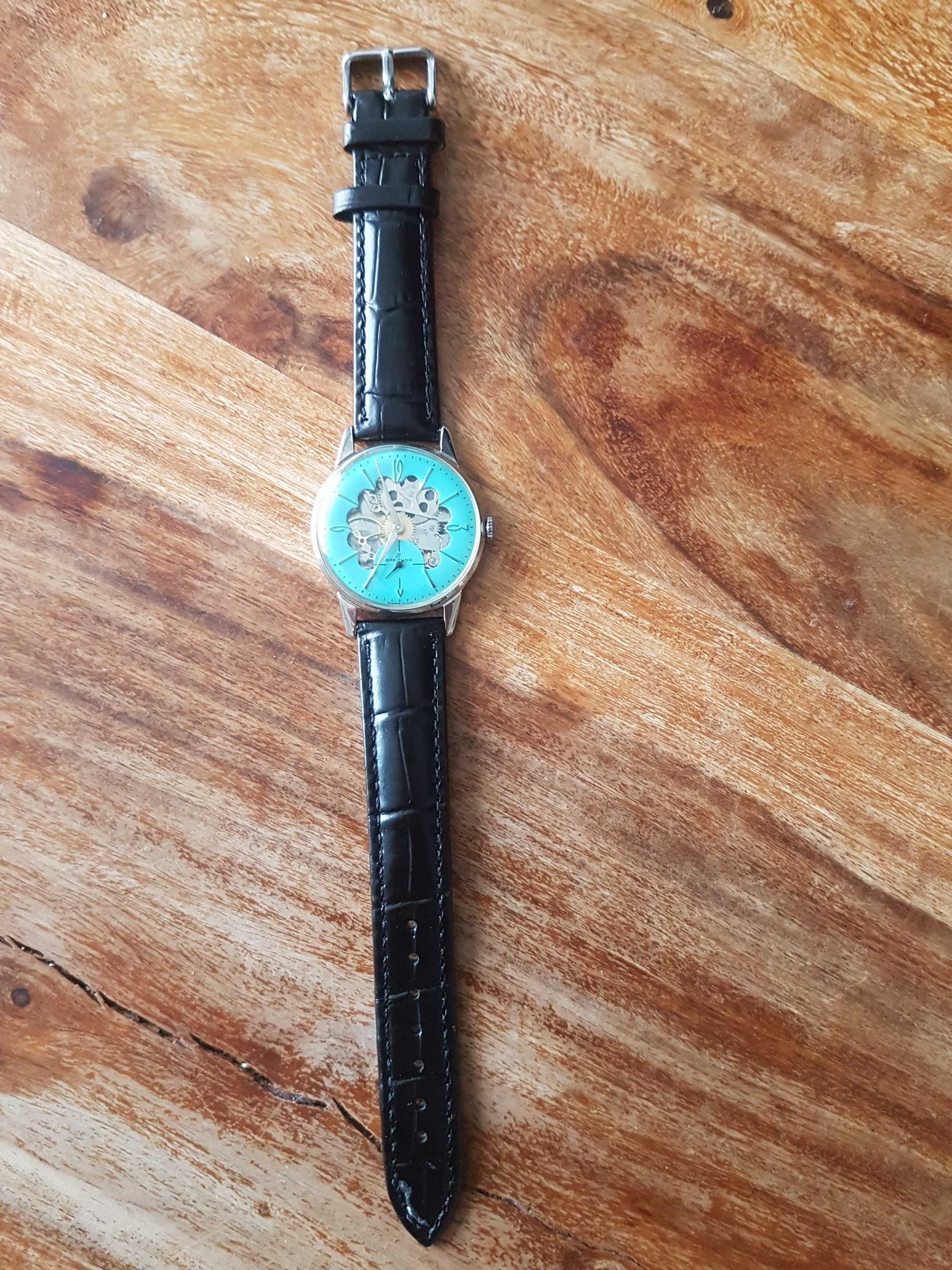 Zegarek męski Breitling Turkusowy Ciekawy Projekt