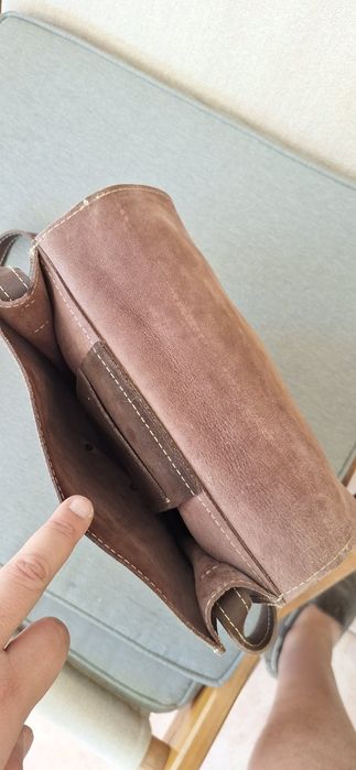 Bolsa de cabedal