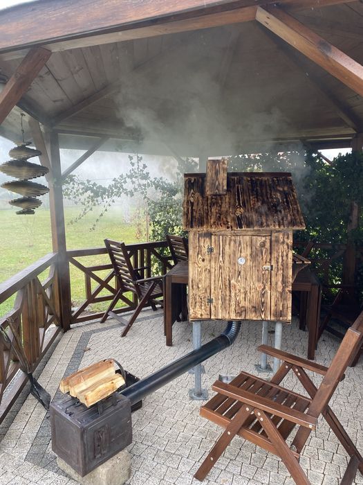 Wędzarnia z paleniskiem