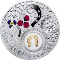 Niue 2014 1 dolar Szczęśliwe Monetki- Lucky Coin Podkowa