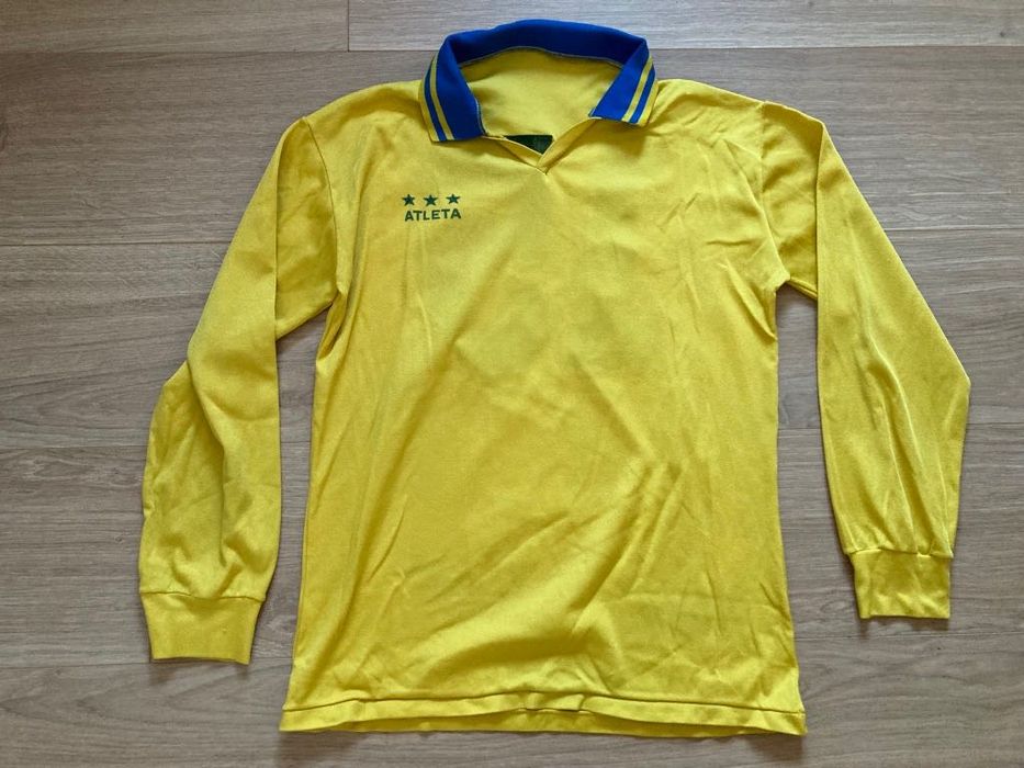 Camisola de futebol usada União da Madeira 1980's