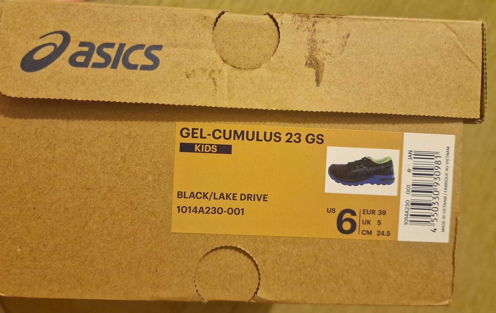 Sapatilhas de corrida Asics kids (n.º 39) - Novas