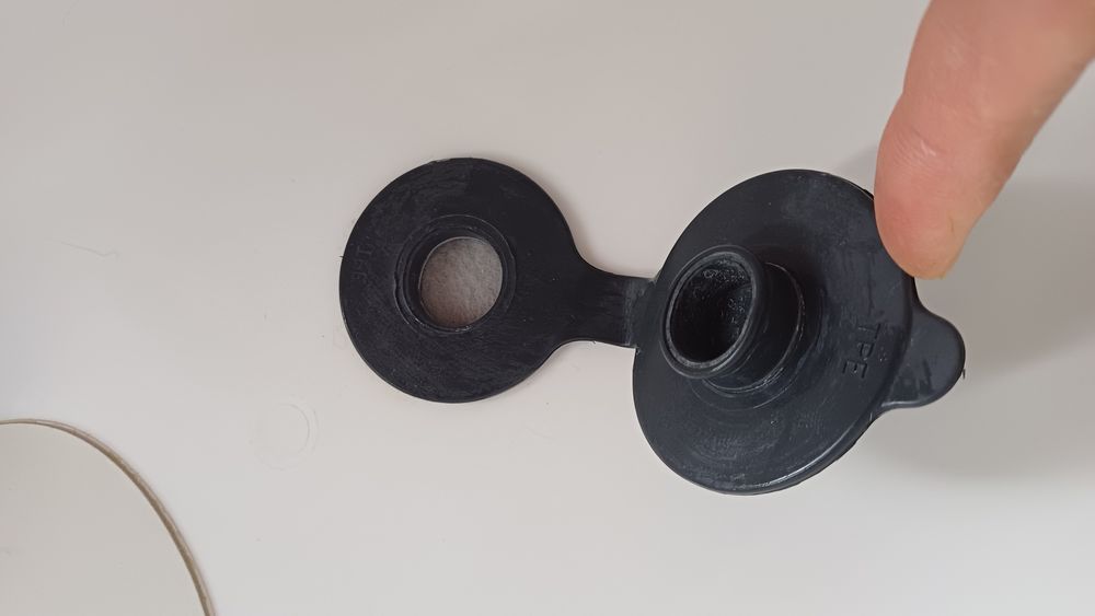 Wanienka do kąpieli niemowląt Lulu dł. 100cm, korek i mata Malt biała