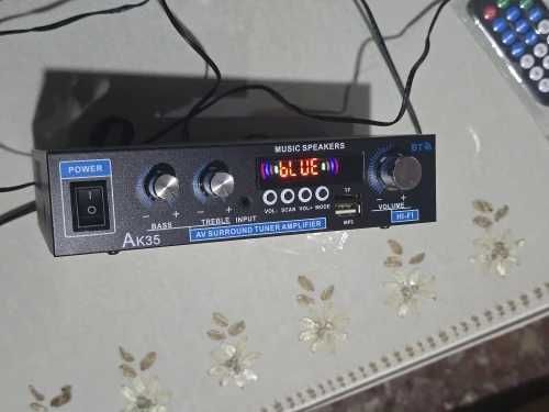 Міні HIFI цифровий Bluetooth аудіо підсилювач потужності AUX USB FM TF