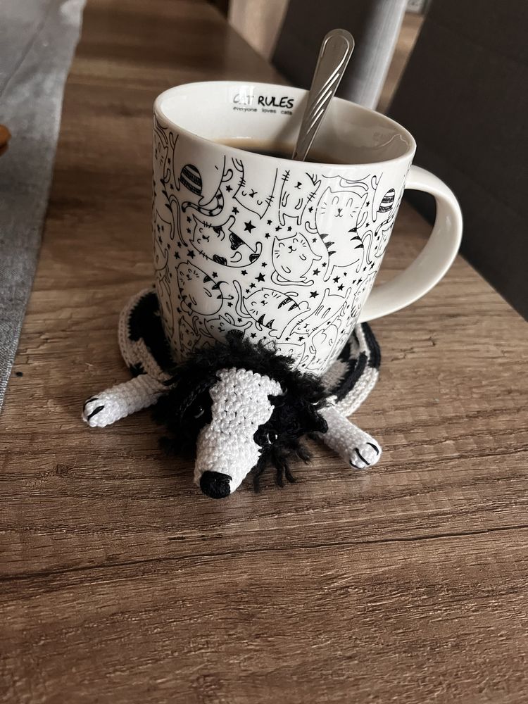 Border collie podkladka pod kubek