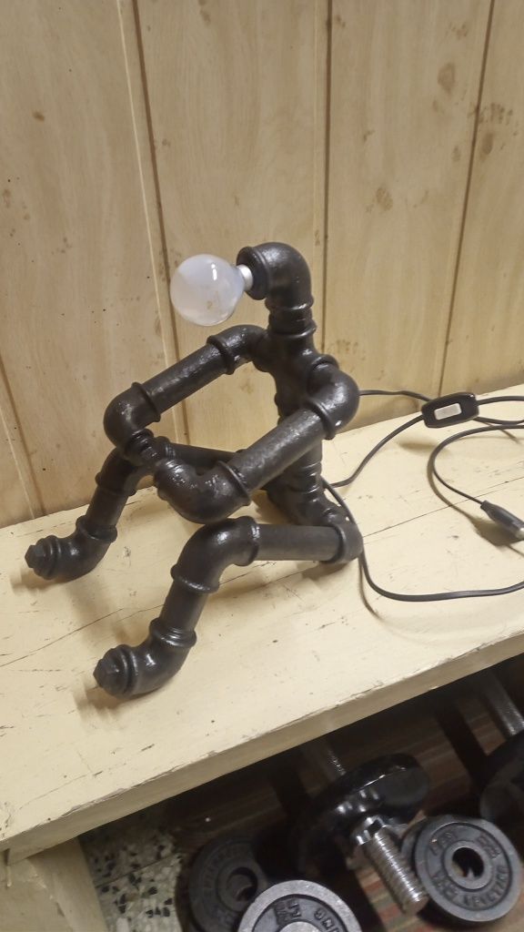Lampka robot Vintage industrial