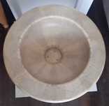 Grande Bacia Lavatório Vaso Floreira Plástico Imitar Mármore