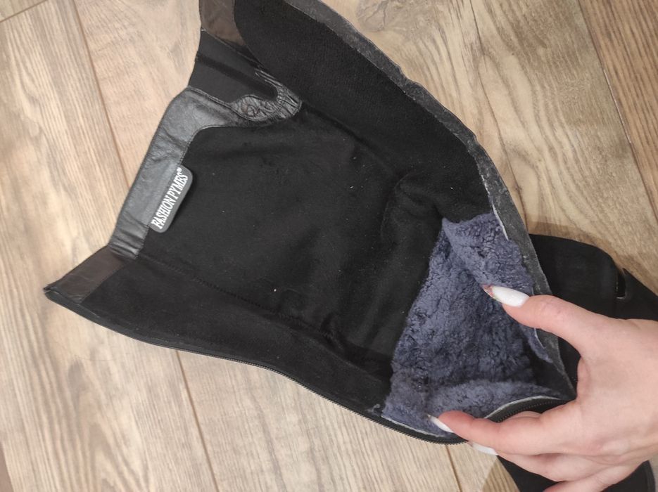 36 р. Замшеві ботінки сапожки чоботи черевики