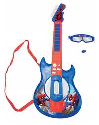 Spiderman gitara elektryczna dla dzieci Lexibook okulary mikrofon