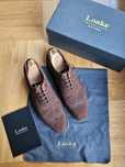 Loake Brogues (Półbuty) Inverness Brązowy Zamsz UK9 / EU 43
