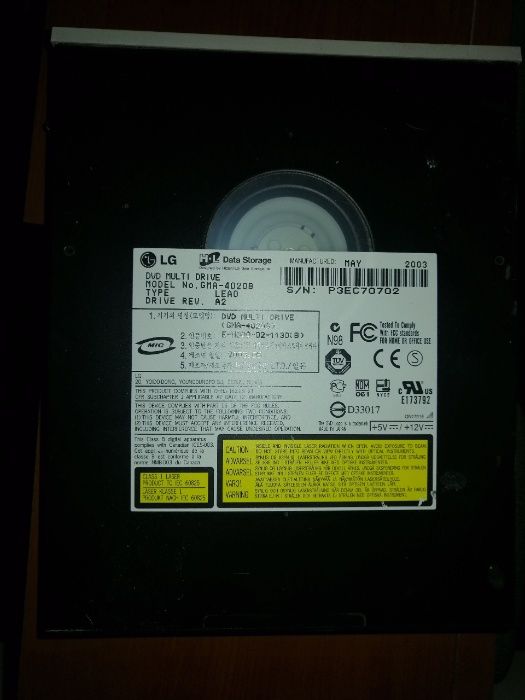 Gravador de CD e DVD LG Multi Drive