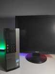 (Tanio) Komputer + Monitor 75Hz, 20 cali /i5-2400 4x/8GB RAM/SSD/Wi-Fi