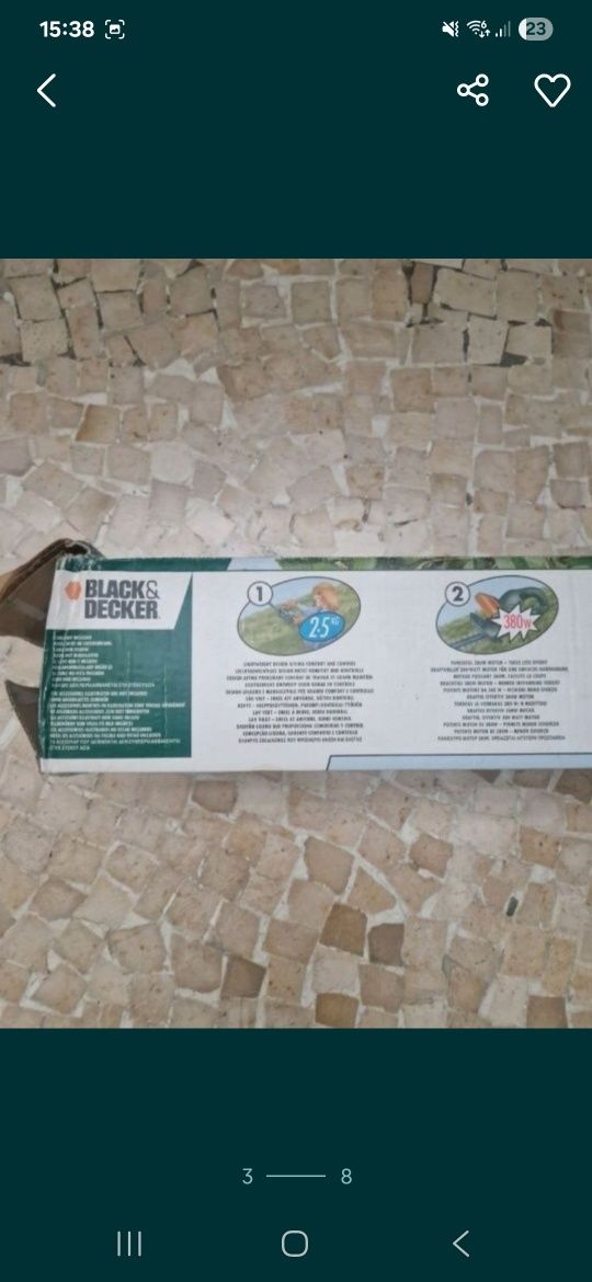 Corta sebes Black & Decker