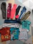 Zestaw paka spodnie dresowe t-shirt lato joggersy