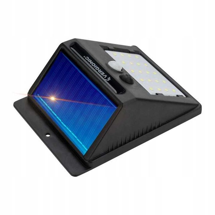 Solarna lampa 20 led z czujnikami ruchu i zmierzchu ogrodowa IP65