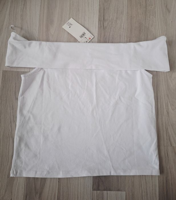 Koszulka crop top bluzka off shoulders