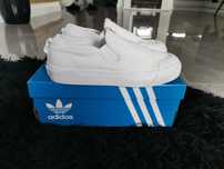 Białe trampki Adidas nizza slip on r. 36