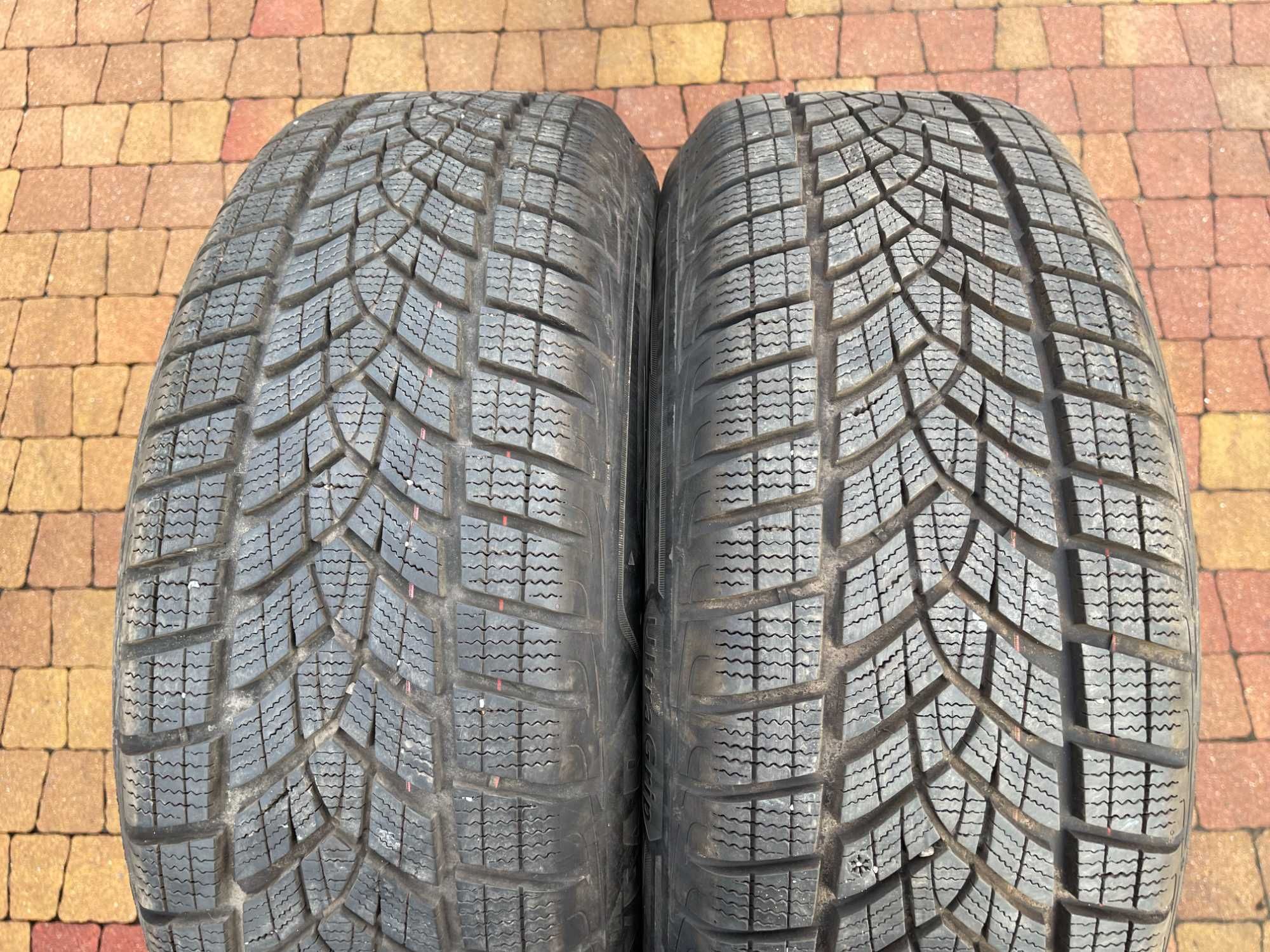 3735. Opony zimowe 225/60/18 Goodyear 9mm 2024r jak nowe cena za 2szt