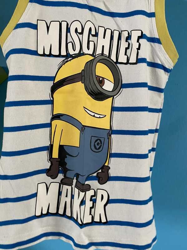 Bezrękawnik w minionki 110 cm Despicable Me Minion Made 100% bawełna