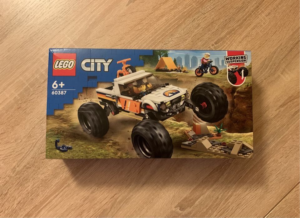 Nowe LEGO City 60387 Przygody samochodem terenowym z napędem 4x4