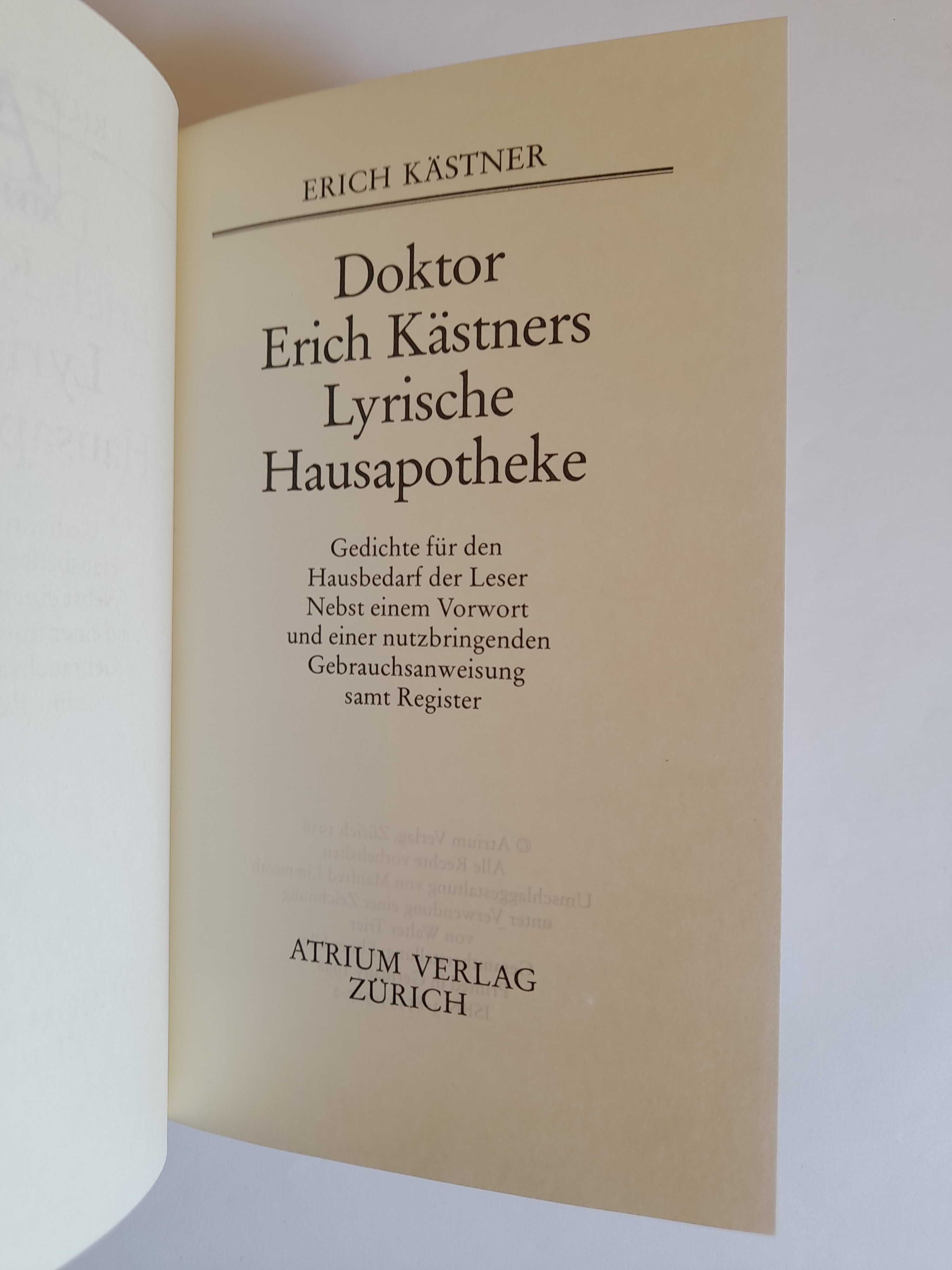 Doktor Erich Kästners Lyrische Hausapotheke - Erich Kastner