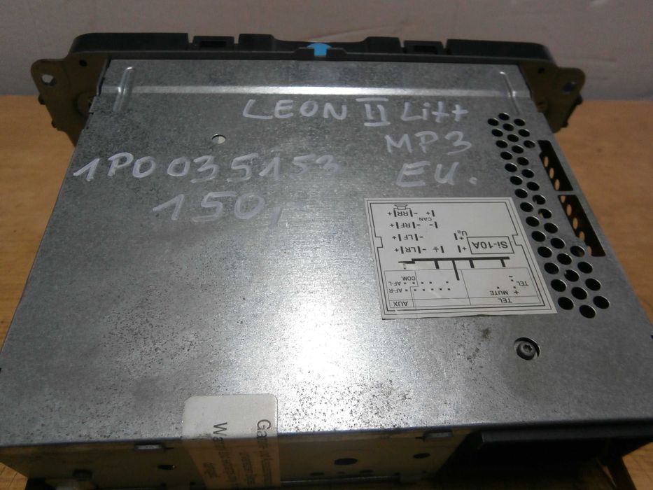 seat leon II radio oryginalne MP3 radio fabryczne 1P0