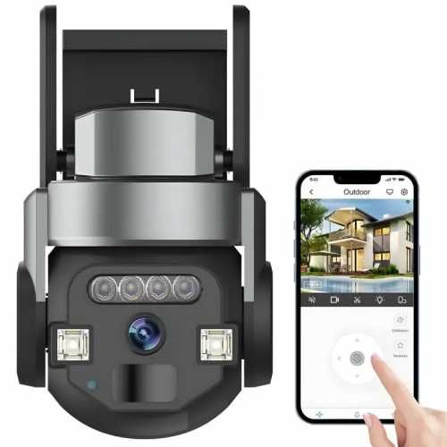 Камера наружная поворотная уличная WIFI OUTDOOR Q-812 FULL-HD 5Mp