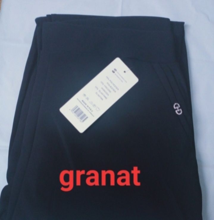 Granatowe spodnie damskie rozm.3 xl