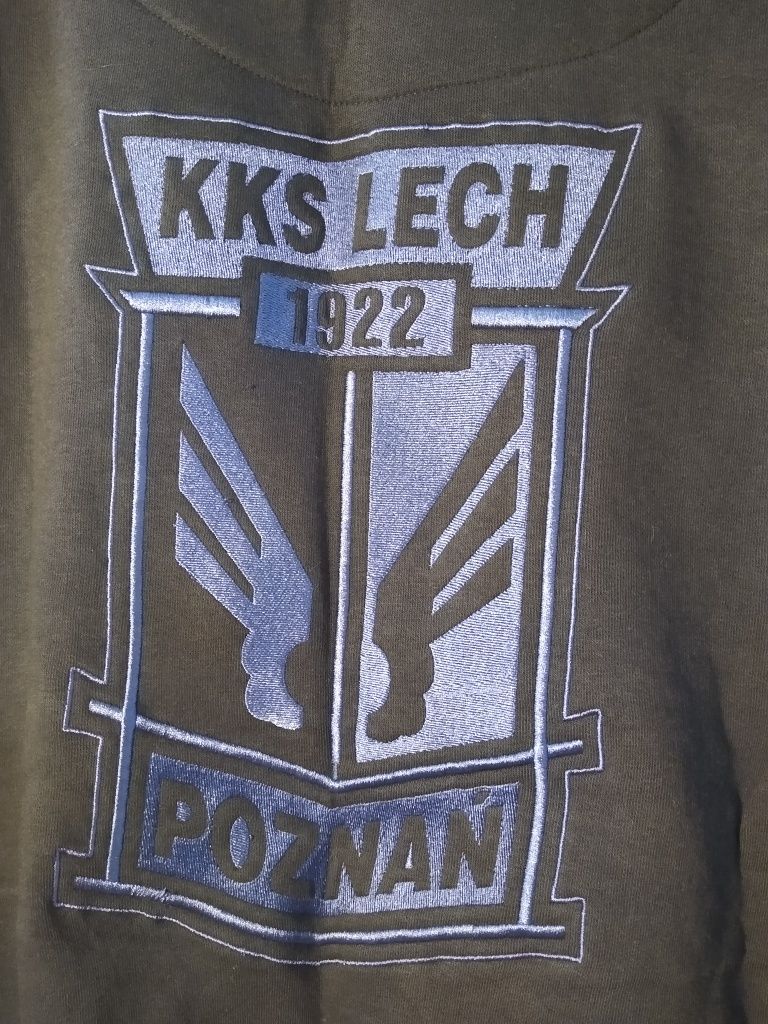 Unikatowa męska rozpinana bluza Lech Poznań. Rozm. S. Wyszywana.