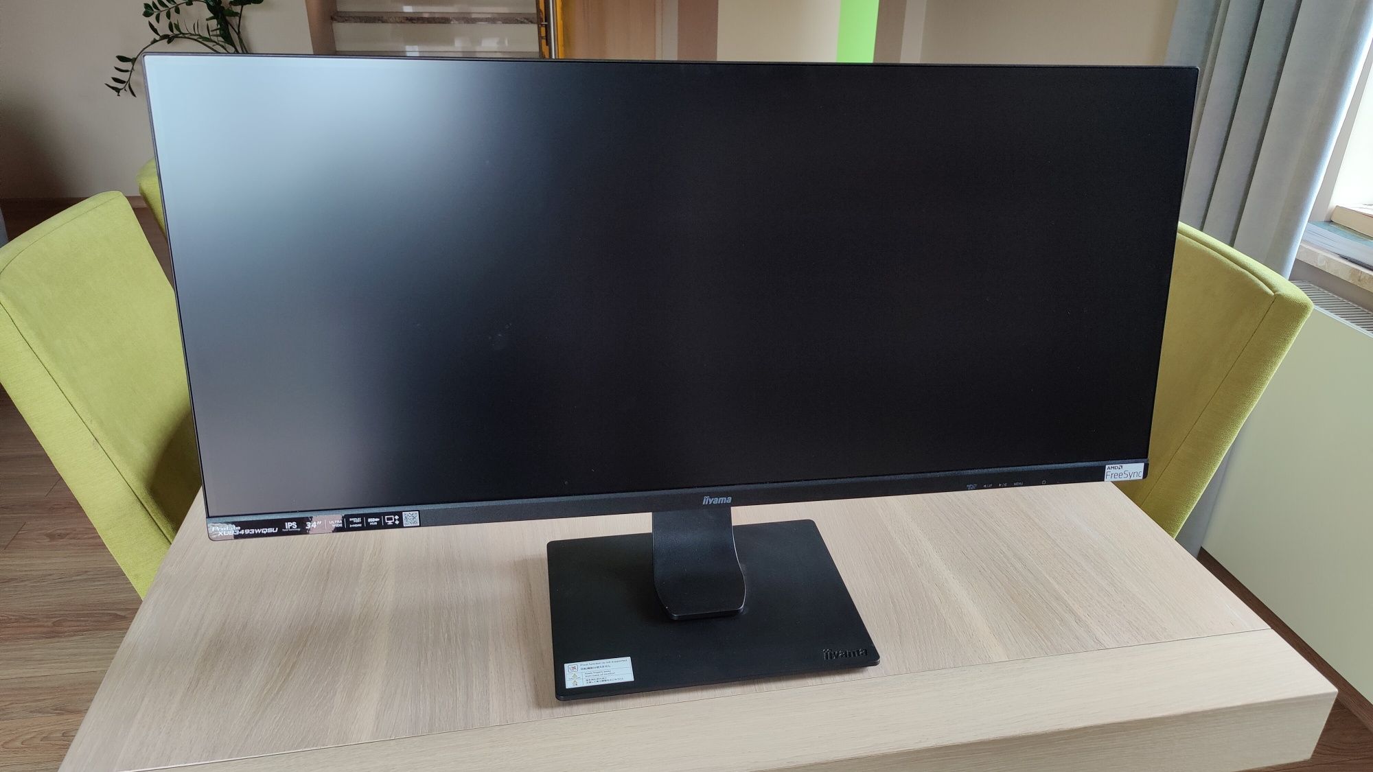 Monitor iiyamaProLite XUB3493WQSU-B1 ultra szeroki.