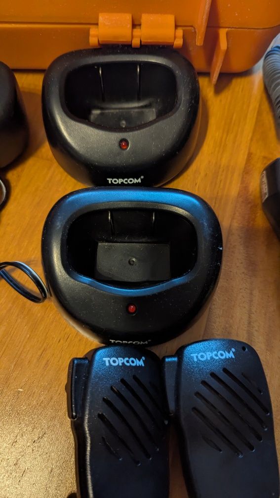 Duży zestaw walkie-talkie krótkofalówki Topcom Twintalker 9100