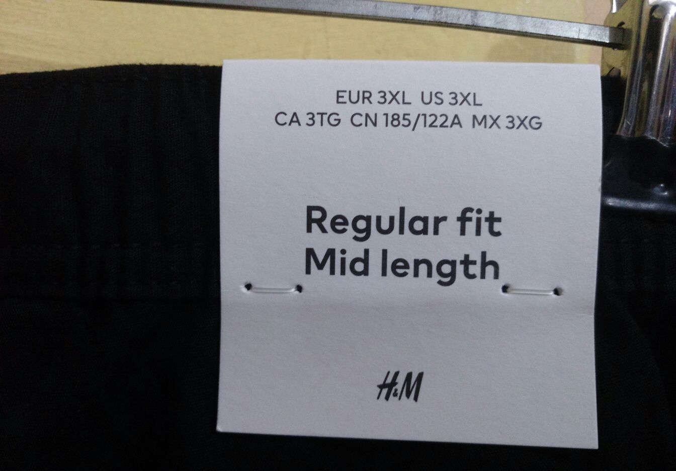 Нові чоловічі шорти оригінал cotton H&M 3XL