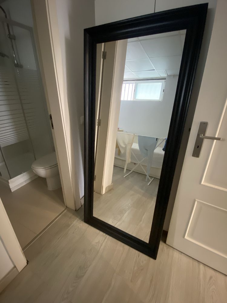 Espelho ikea moldura preta