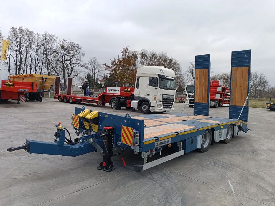 MS Dorse Tandem  nowa przyczepa, najazdy hydrauliczne, regulowany zaczep