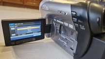 Kamera wideo DVD sony DcR DVD 306 E. 3 Baterie 3 płyty Opakowanie