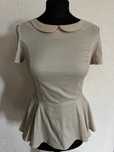 Elegancka ecru bluzka baskinka Orsay r. S