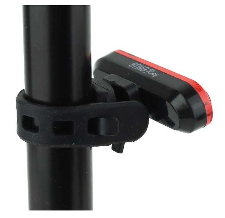 Lampa Rowerowa na sztycę lampa na rower tył, tylna usb 60 lm