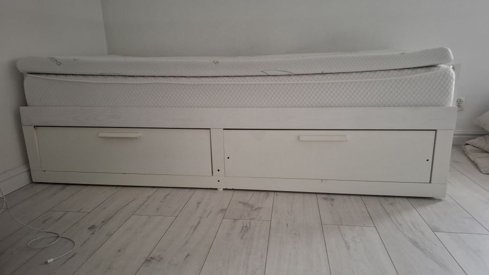 Łóżko rozkładane Ikea Brimnes 80x200 i 160x200