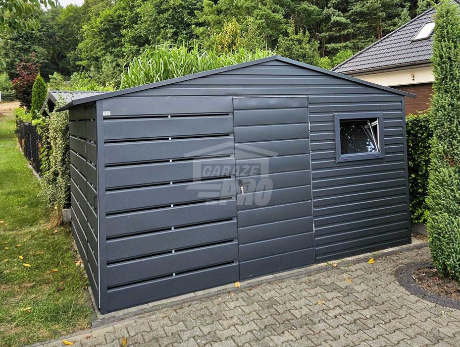 Schowek Domek Ogrodowy 2,5x3,5 wiata 1x3,5 drzwi okno dach GP624