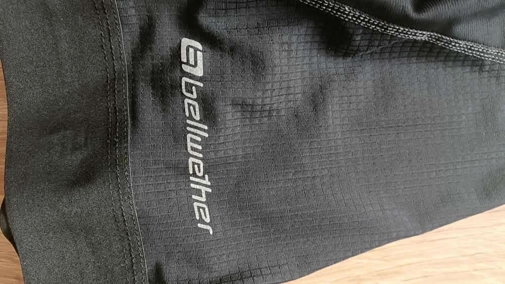 Spodenki rowerowe kolarskie na szelkach z wkładką czarne M 38