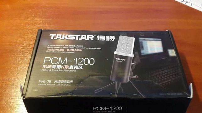 Микрофон - Takstar 1200 PMC + поп-фильтр