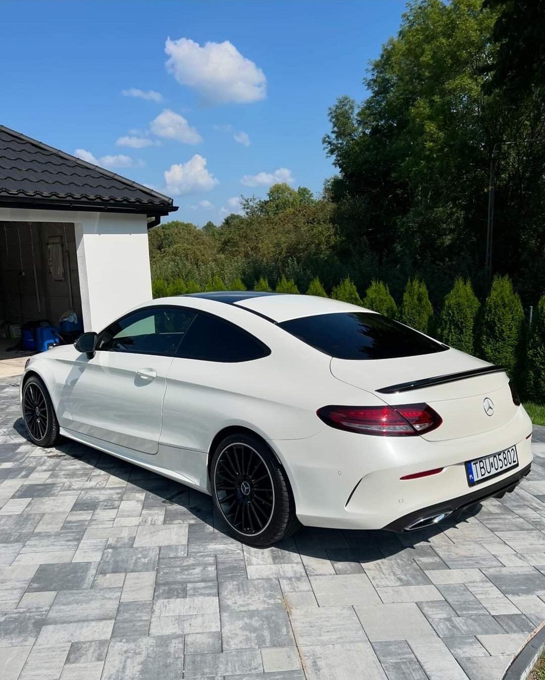 Mercedes C220d coupe * AMG line * Salon Polska * bezwypadkowy *