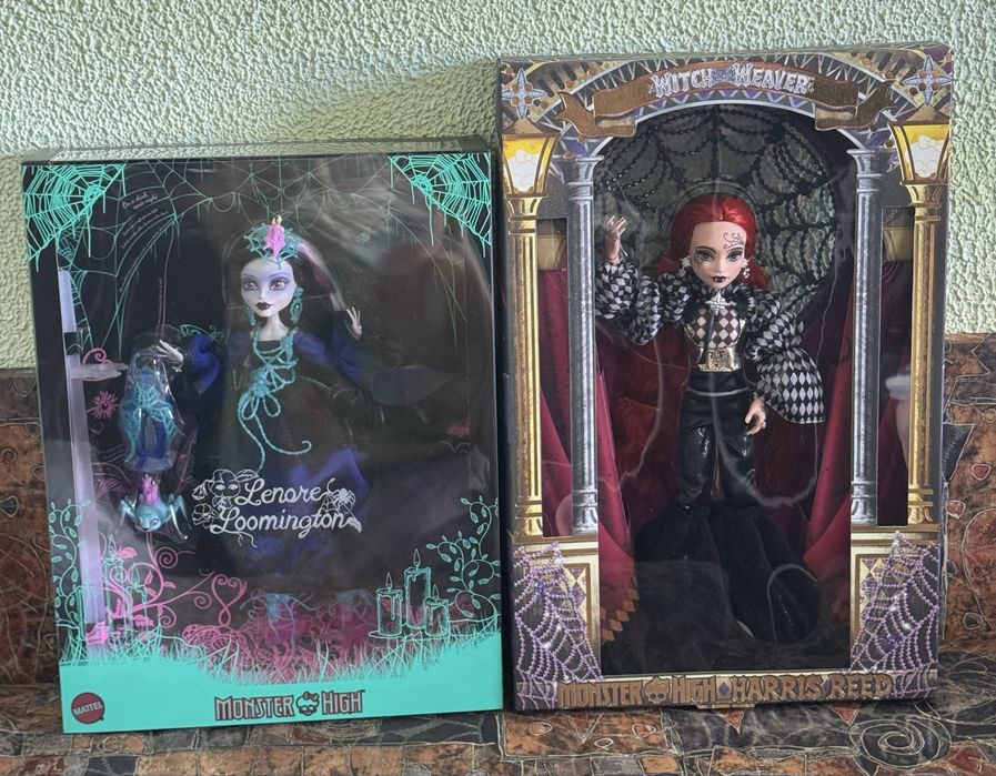 Колекційні ляльки Witch Weaver Harris Reed та Lenore Loomington