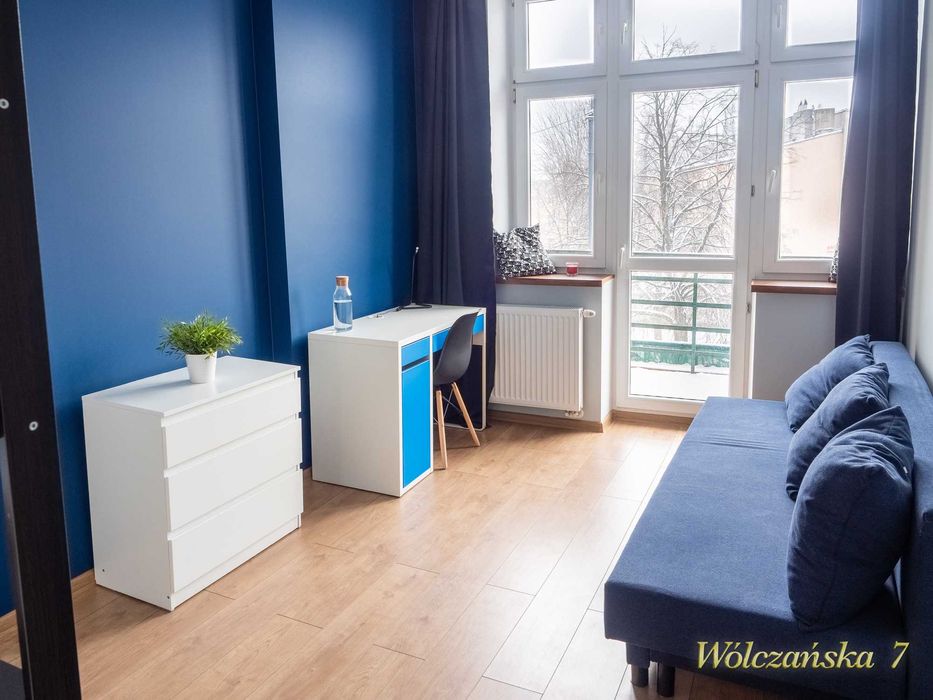 Wólczańska 7 - Pokój dla studenta/ki w 4-osobowym mieszkaniu m.7