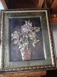 Quadro trabalhado em bronze