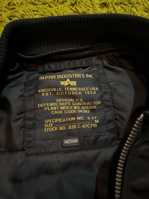 бомбер Alpha Industries  MA-1