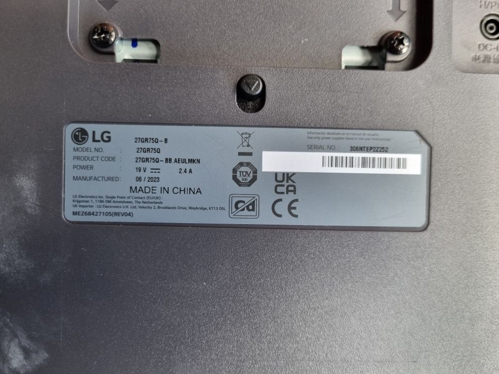 Monitor LG UltraGear



LG UltraGear 27GR75Q-B

LG UltraGear 27