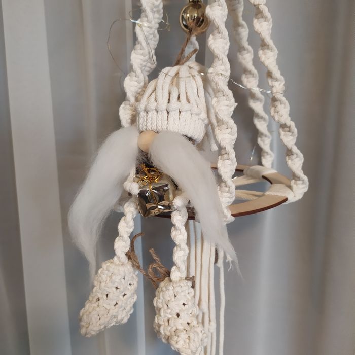 Choinka makrama dekoracja prezent