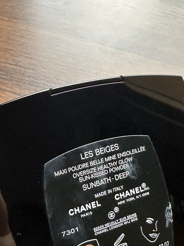 Chanel Les Beiges brozner oversize kolor Deep